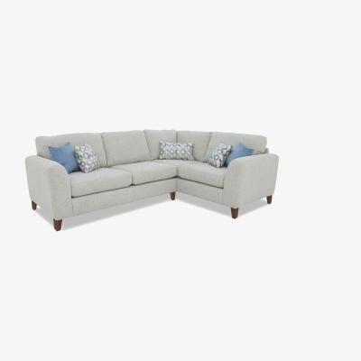 Furniture Village Pippa Fabric Small Right Hand Facing Corner Sofa - Spring Sea/Sky Wd Ft