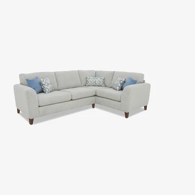 Furniture Village Pippa Fabric Small Right Hand Facing Corner Sofa - Spring Sea/Sky Wd Ft