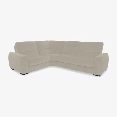 Furniture Village Flex Fabric Small Left Hand Facing Corner Sofa - R32 Light Khaki