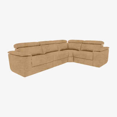 Furniture Village Nicoletti - Davide Small Fabric Right Hand Facing Corner Sofa - Giallo