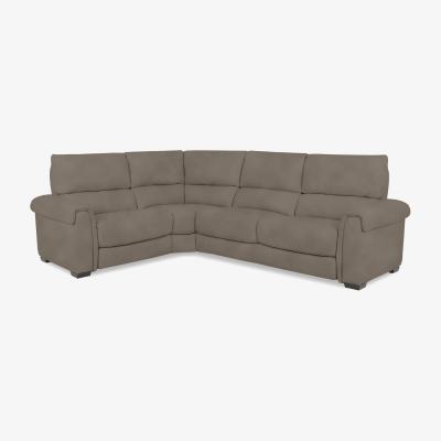 Furniture Village Nixon Fabric Left Hand Facing Corner Sofa - Khaki