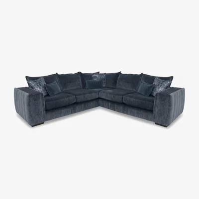 Furniture Village Oh So Glam Garland Large Corner Sofa - Anthracite