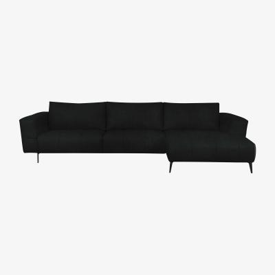 Furniture Village Domicil - Lawson Fabric Right Hand Facing Chaise End Sofa - Panther Grey