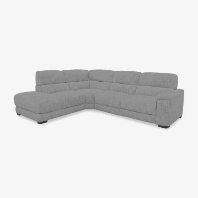 Furniture Village Nova Fabric Left Hand Facing Chaise End Sofa - R451 Pewter