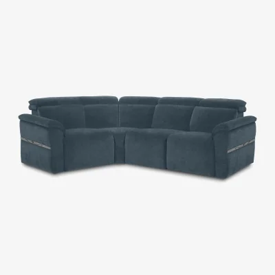 Furniture Village Dolomite Small Fabric Left Hand Facing Corner Sofa - Hudson Ocean