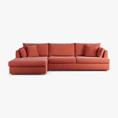 Habitat Habitat Holmfirth Left Hand Corner Sofa - Papaya