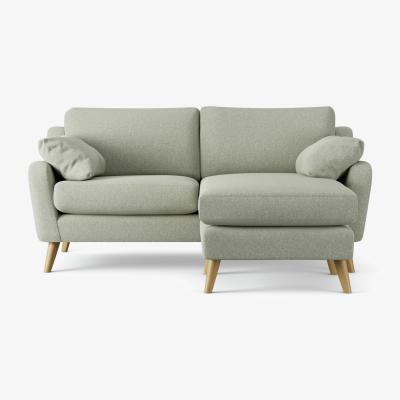 Habitat Habitat Ivor Right Hand Corner Sofa - Sage Green - Ash Leg