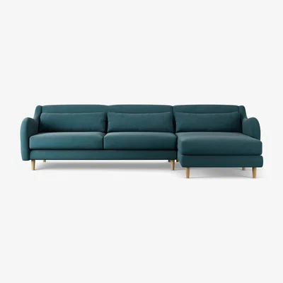 Habitat Habitat Turnmill Right Hand Corner Sofa - Teal