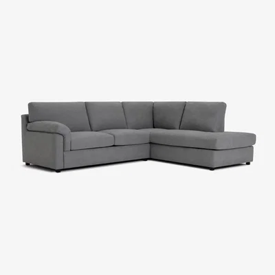 Habitat Habitat Florence Right Corner Fabric Sofa - Grey