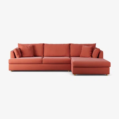 Habitat Habitat Holmfirth Right Hand Corner Sofa - Papaya