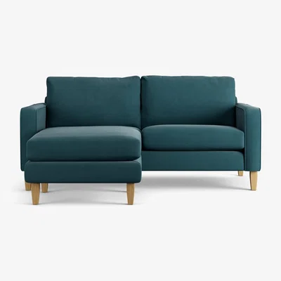Habitat Habitat Flint Fabric Reversible 3 Seater Corner Sofa - Teal