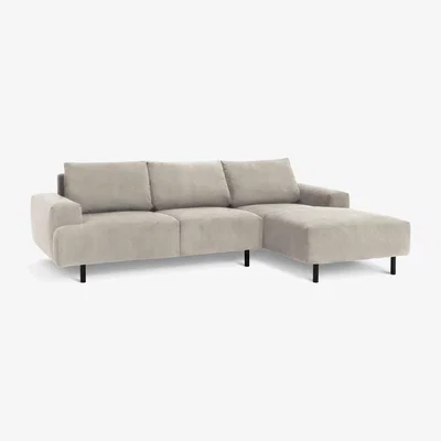 Habitat Habitat Julien Right Hand Corner Chaise Sofa - Parchment