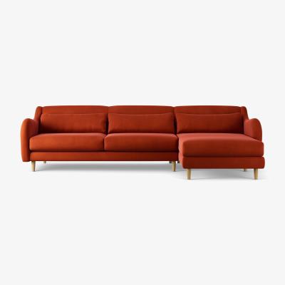 Habitat Habitat Turnmill Right Hand Corner Sofa - Burnt Orange