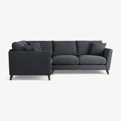 Habitat Habitat Lomond Left Hand Corner Sofa - Charcoal - Dark Leg