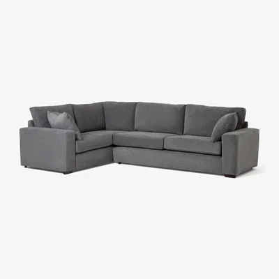 Habitat Habitat Eton Right Corner Fabric Sofa - Grey