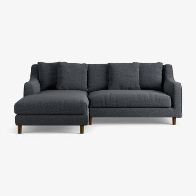 Habitat Habitat Swift Left Hand Corner Sofa - Charcoal - Dark Leg