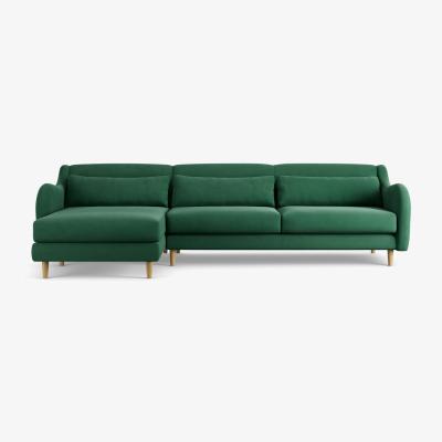 Habitat Habitat Turnmill Left Hand Corner Sofa - Green