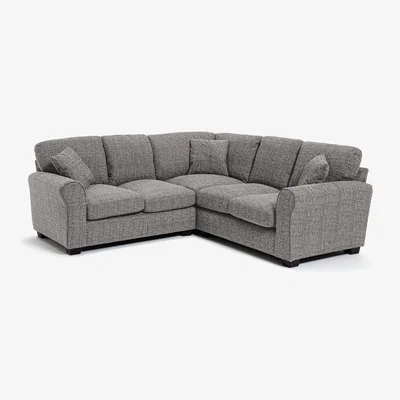 Habitat Habitat Lisbon Fabric Corner Sofa - Grey
