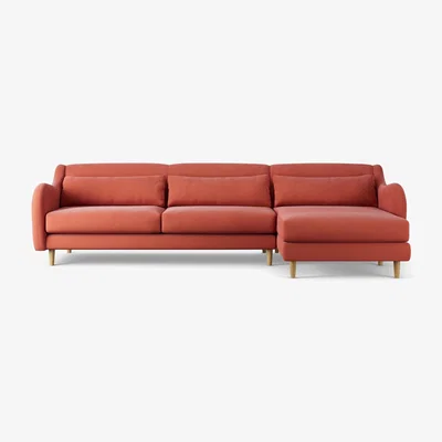 Habitat Habitat Turnmill Right Hand Corner Sofa - Papaya