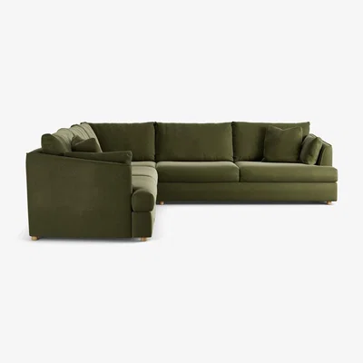 Habitat Habitat Holmfirth Reversible Corner Sofa -Moss Green