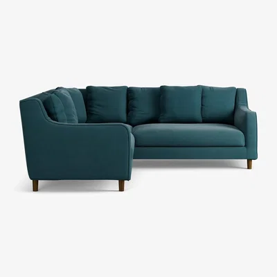 Habitat Habitat Swift Reversible Corner Sofa - Teal - Dark Leg