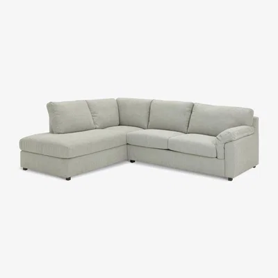 Habitat Habitat Florence Fabric Left Hand Corner Chaise Sofa - Cream