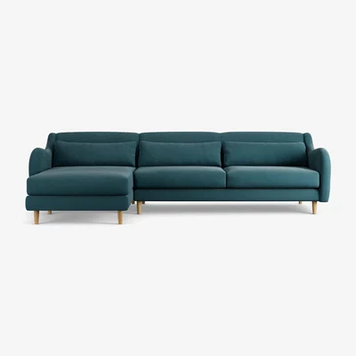 Habitat Habitat Turnmill Left Hand Corner Sofa - Teal
