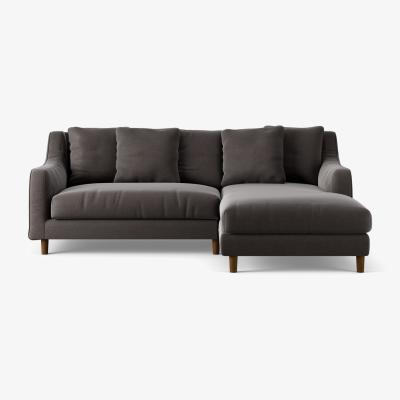 Habitat Habitat Swift Right Hand Corner Sofa - Grey - Dark Leg