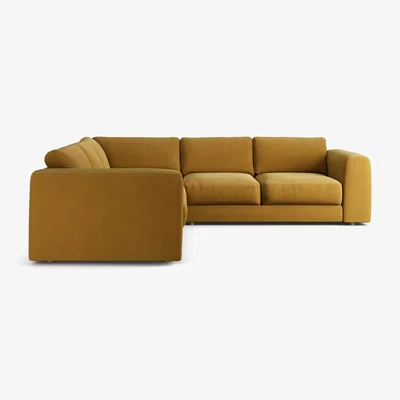 Habitat Habitat Ayr Reversible Corner Sofa - Gold