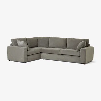 Habitat Habitat Elmdon Fabric Left Hand Corner Sofa - Grey