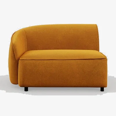 Heal's Heal's Aurelie Corner Module LHF Smart Luxe Velvet Cognac