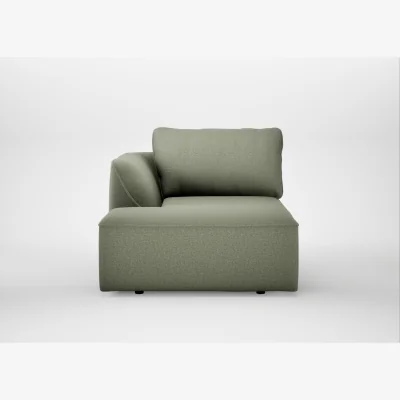 Heal's Heal's Morven Left Hand Facing Chaise Unit Capelo Linen-Cotton Sage