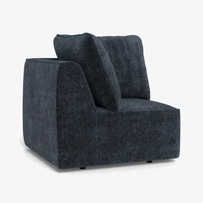 Heal's Heal's Morven Corner Unit Boucle Velvet Space Black Feet