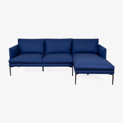 Heal's Heal's Matera Right Hand Facing Chaise Sofa Loop Boucle Sky Black Feet