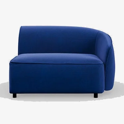 Heal's Heal's Aurelie Corner Module RHF Smart Luxe Velvet Azure