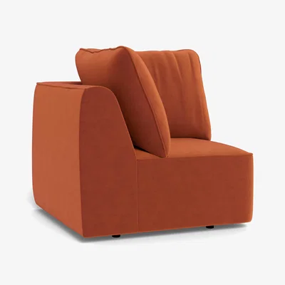 Heal's Heal's Morven Corner Unit Velvet Russet Black Feet