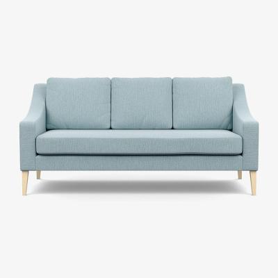 Heal's Heal's Mistral Left Hand Facing Corner Sofa Smart Luxe Velvet Mushroom Black Feet - Heal's UK Furniture
