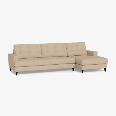 Heal's Heal's Mistral Right Hand Facing Corner Sofa Capelo Linen-Cotton Bamboo Natural Beech Feet