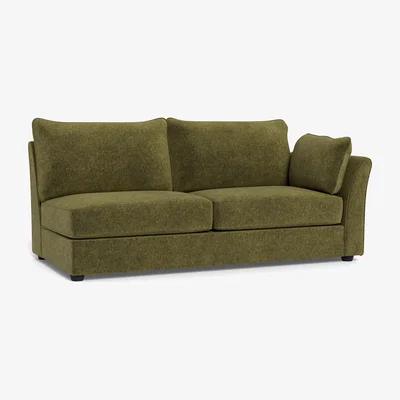 Heal's Heal's Tailor Large Unit Right Hand Facing Boucle Velvet Wilder Natural Beech Feet