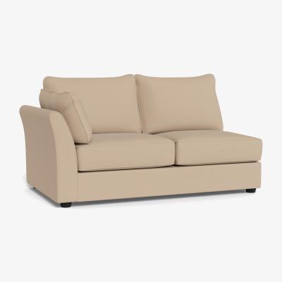 Heal's Heal's Tailor Medium Unit Left Hand Facing Capelo Linen-Cotton Bamboo Natural Beech Feet