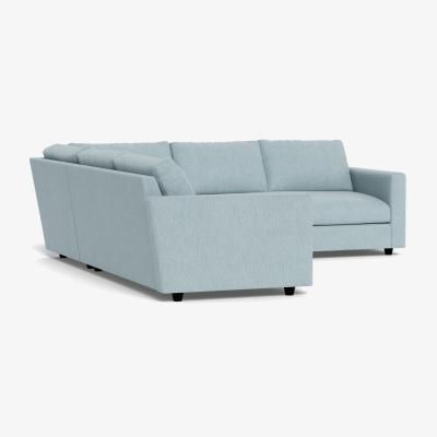 Heal's Heal's Nimbus II Large Corner Sofa Smart Linen Mix Duck Egg