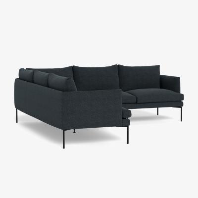 Heal's Heal's Matera Large Corner Sofa St Moritz Wool Grey - Heal's UK Furniture