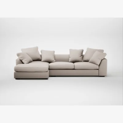 Heal's Heal's Cumulus Left Hand Facing Chaise Sofa Loop Twill Ochre