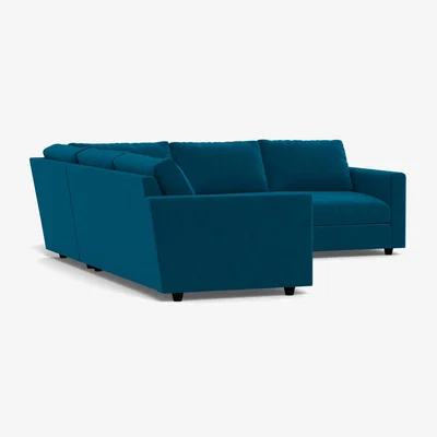 Heal's Heal's Nimbus II Large Corner Sofa Velvet Teal