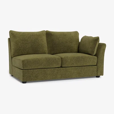 Heal's Heal's Tailor Medium Unit Right Hand Facing Boucle Velvet Wilder Natural Beech Feet
