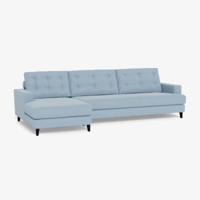 Heal's Heal's Mistral Left Hand Corner Sofa Capelo LinenCotton Sea Shanty Natural Feet - Heal's UK Furniture