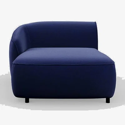 Heal's Heal's Aurelie Chaise Module LHF Smart Luxe Velvet Midnight