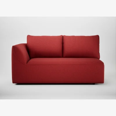 Heal's Heal's Morven Left Hand Facing 2 Seater Unit Melton Wool Red Oxide