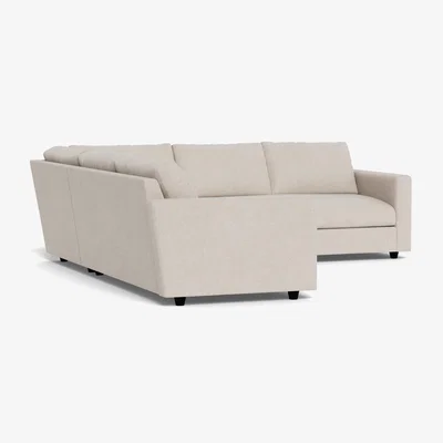 Heal's Heal's Nimbus II Large Corner Sofa Texture Limestone - Heal's UK Furniture