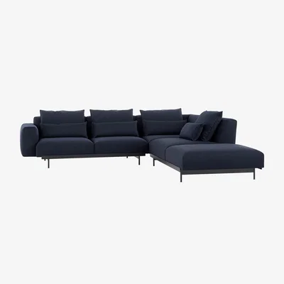 Heal's Muuto In Situ Right Hand Facing Corner Sofa, Vidar 554